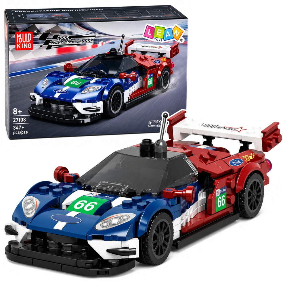 Lean Toys Statybinių kaladėlių rinkinys 347 vnt.