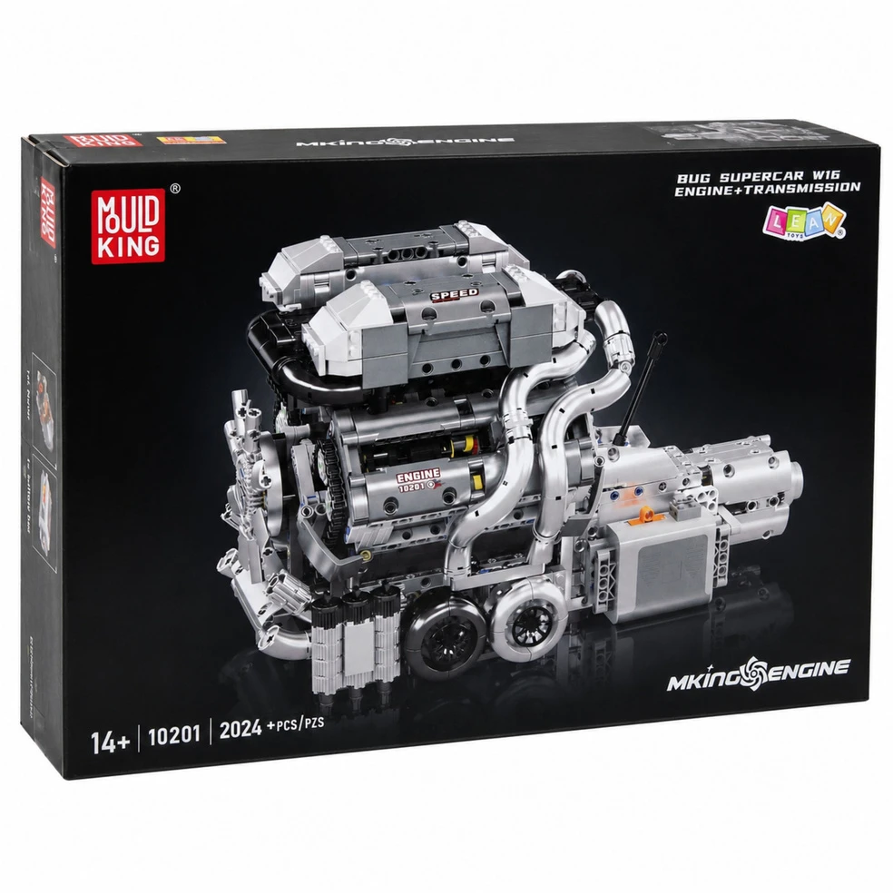 Lean Toys V8 variklio konstruktorius 2024 vnt.