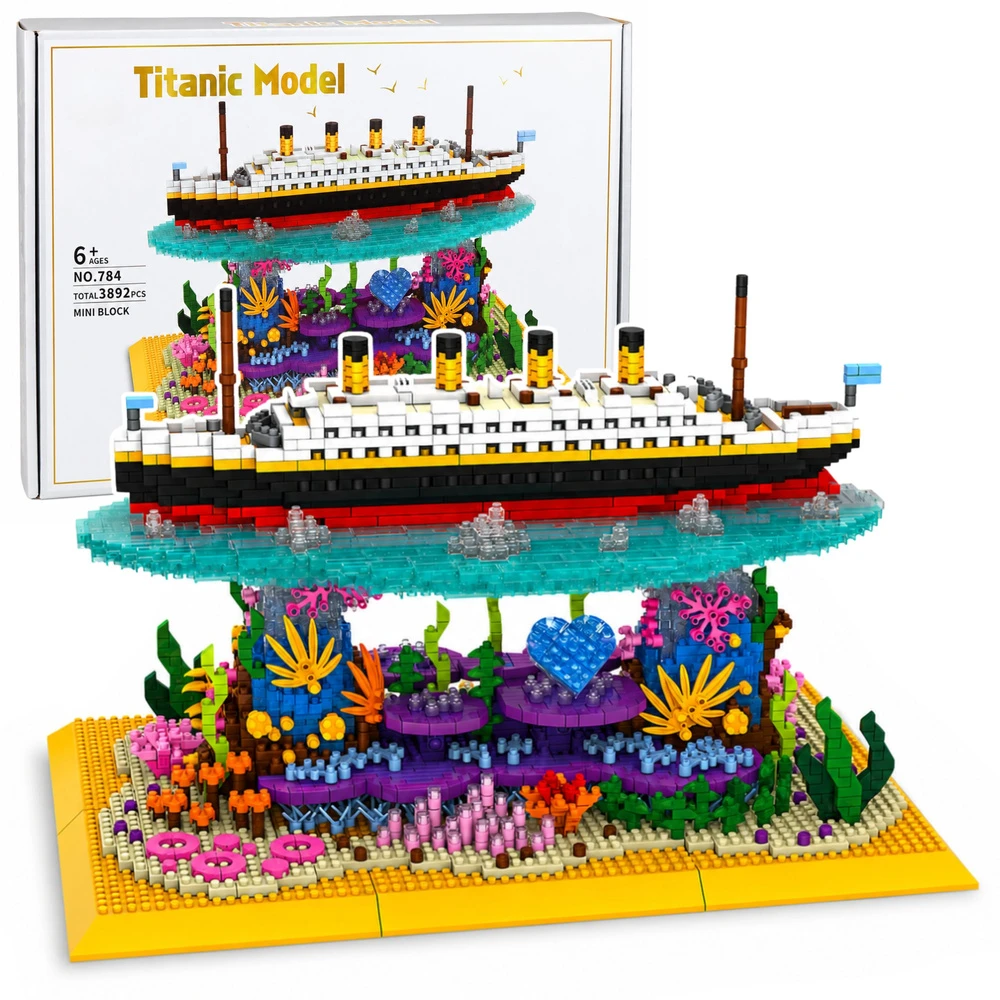 Lean Toys Statybinės kaladėlės 3892 vnt.