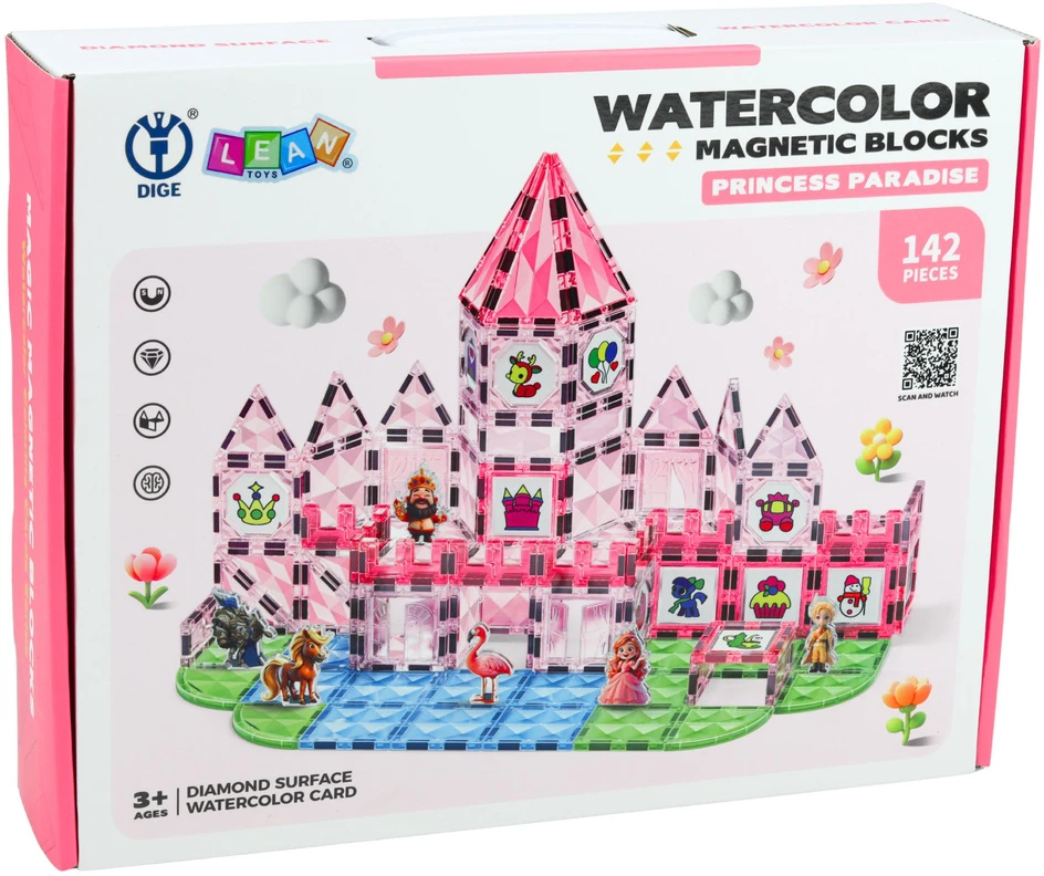 Klocki Magnetiniai blokeliai 142 vnt.
