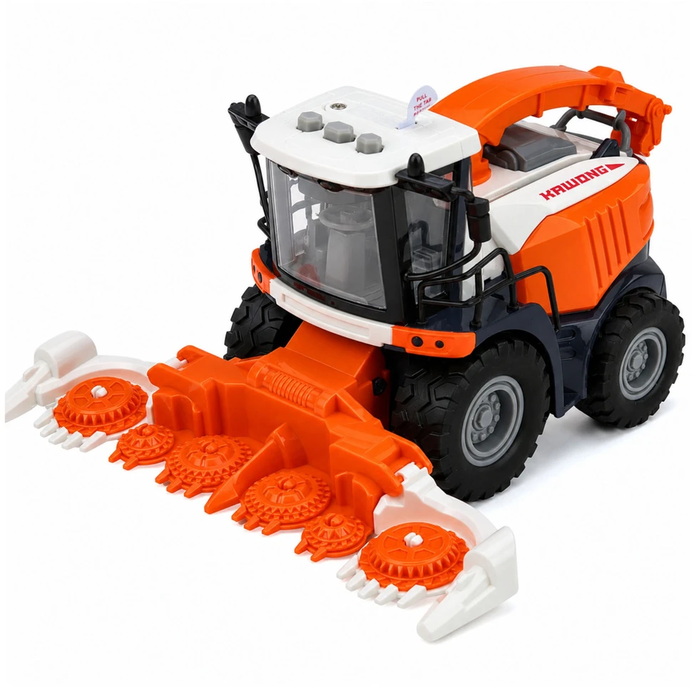 Lean Toys Kombainas su plūgu, 4 vnt.