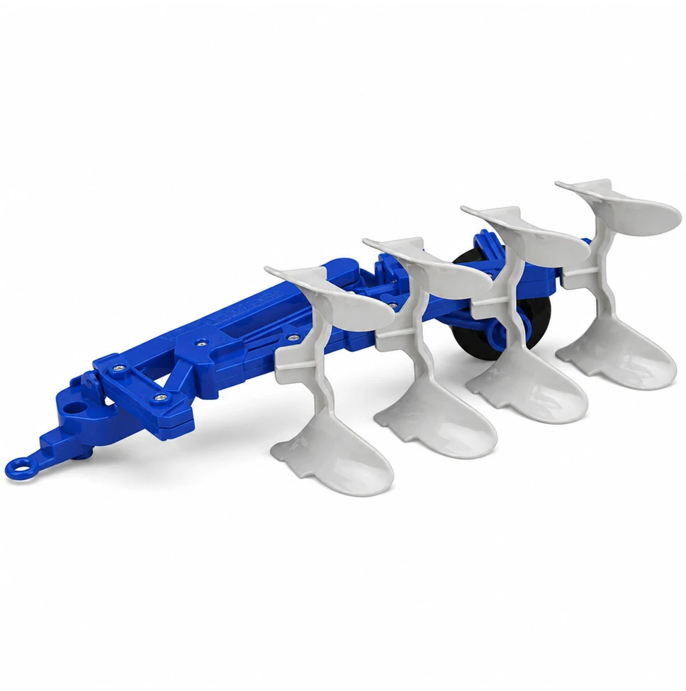 Lean Toys Kombainas su plūgu, 4 vnt.