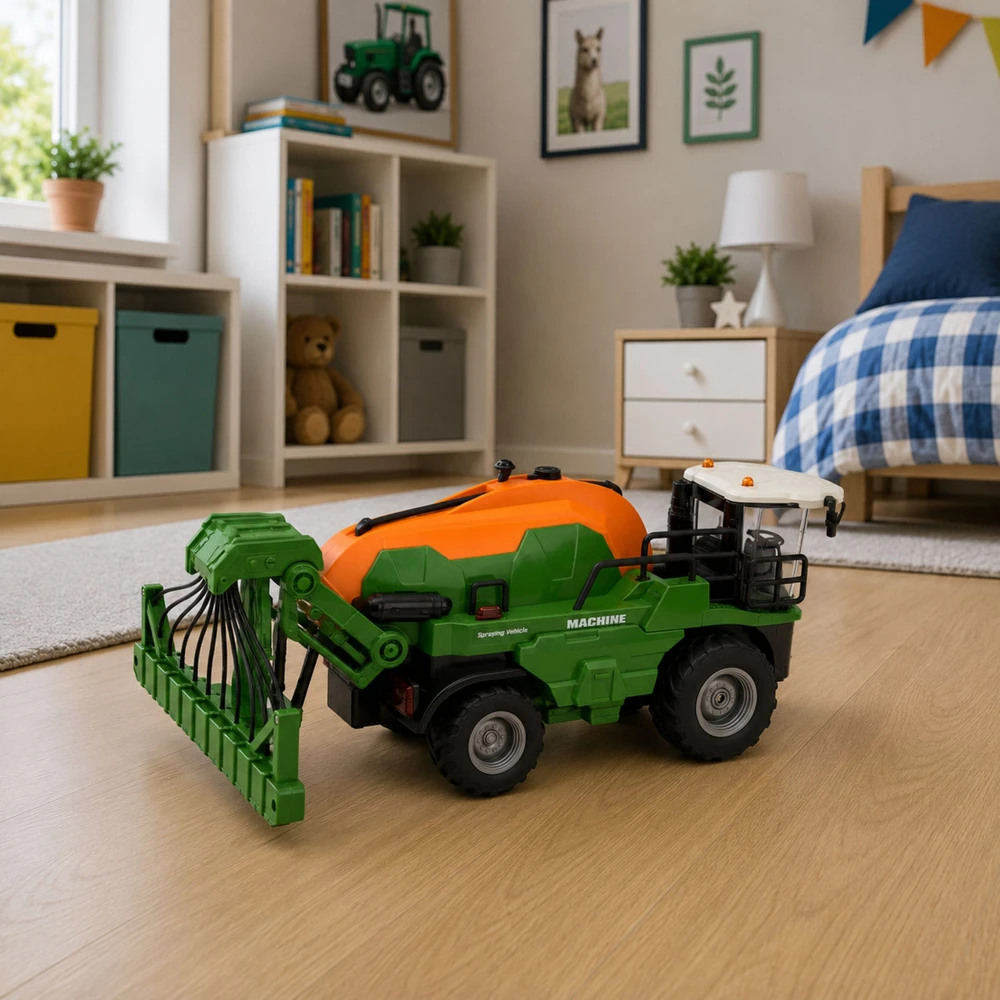 Lean Toys Kombainas su purkštuvu 1:24