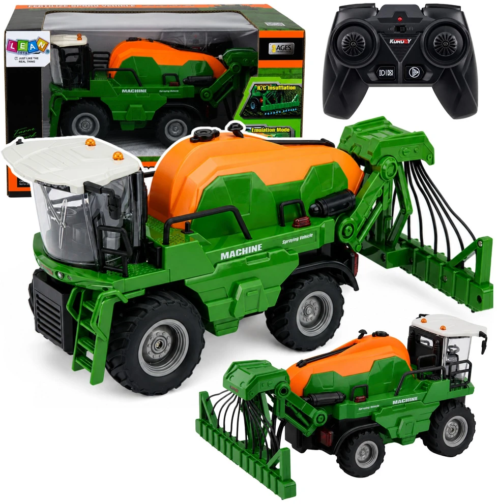 Lean Toys Kombainas su purkštuvu 1:24