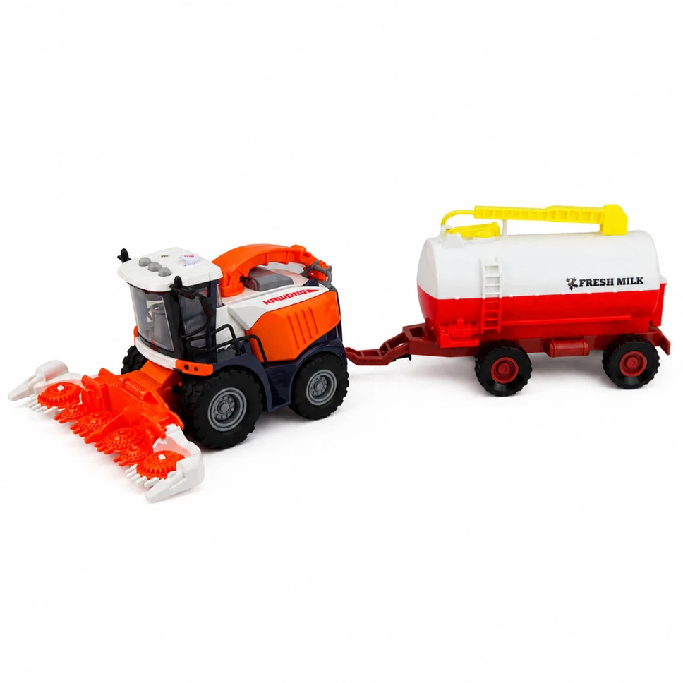 Lean Toys Kombainas su cisterna 36 × 10.5 × 19 cm 4 vnt.