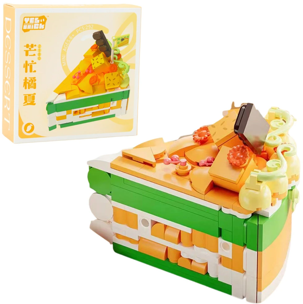 Lean Toys Statybiniai blokeliai/ konstruktorius „Tortas“ 292–357 vnt.