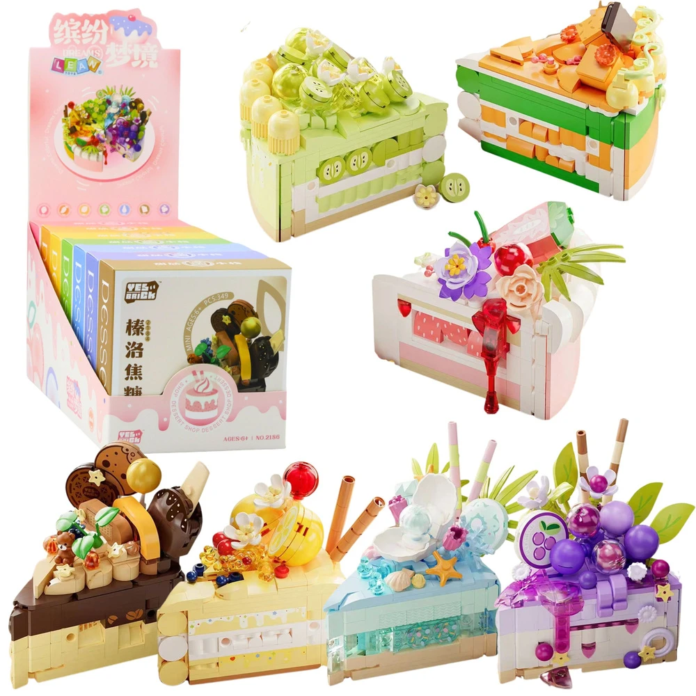 Lean Toys Statybiniai blokeliai/ konstruktorius „Tortas“ 292–357 vnt.