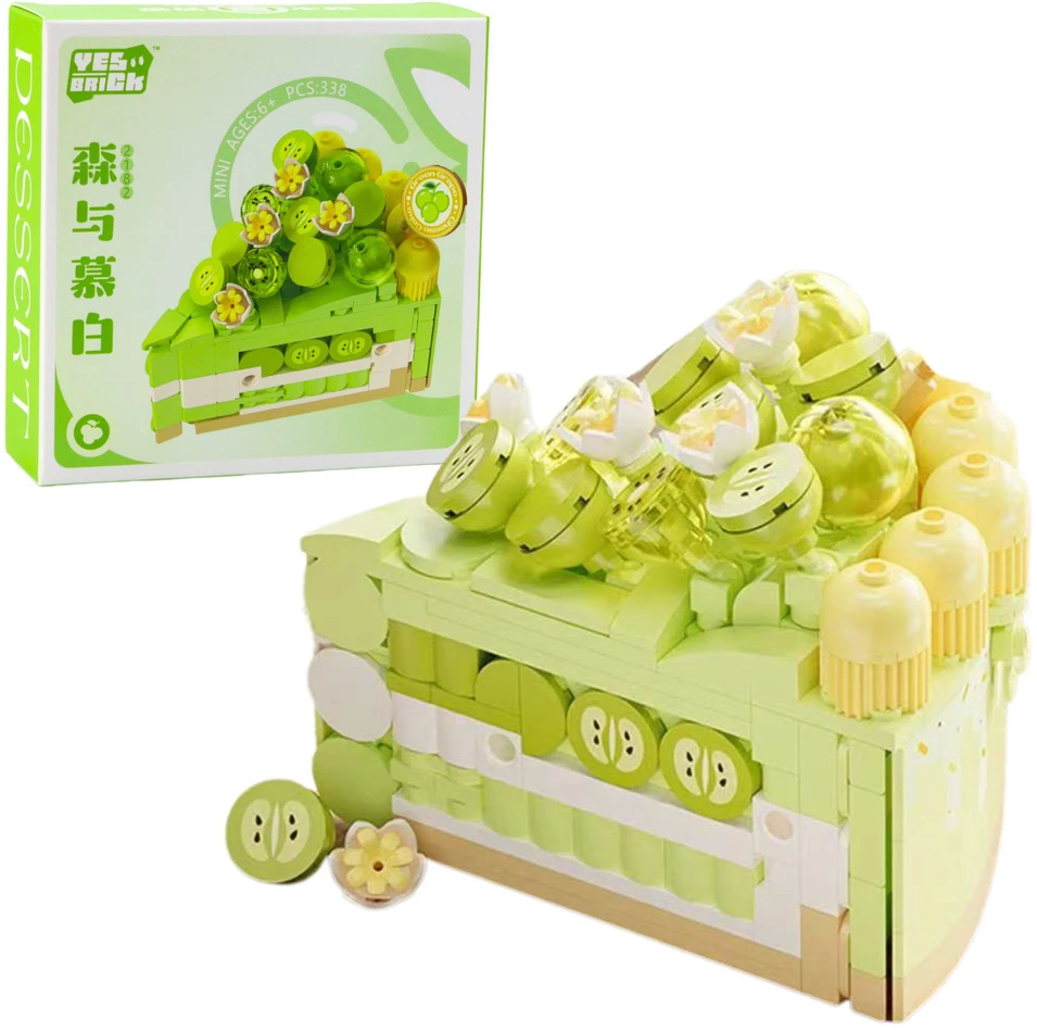 Lean Toys Statybiniai blokeliai/ konstruktorius „Tortas“ 292–357 vnt.