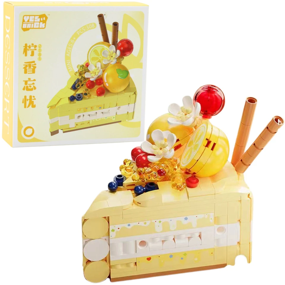 Lean Toys Statybiniai blokeliai/ konstruktorius „Tortas“ 292–357 vnt.