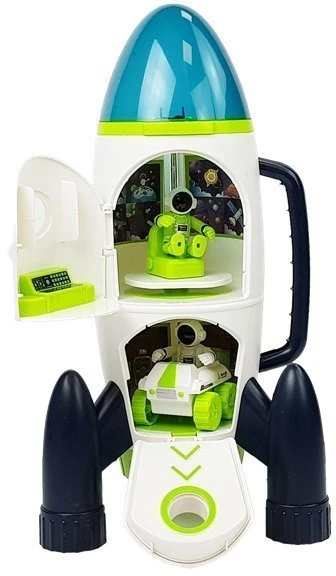 Lean Toys Kosminė raketa su šviesos ir garso efektais