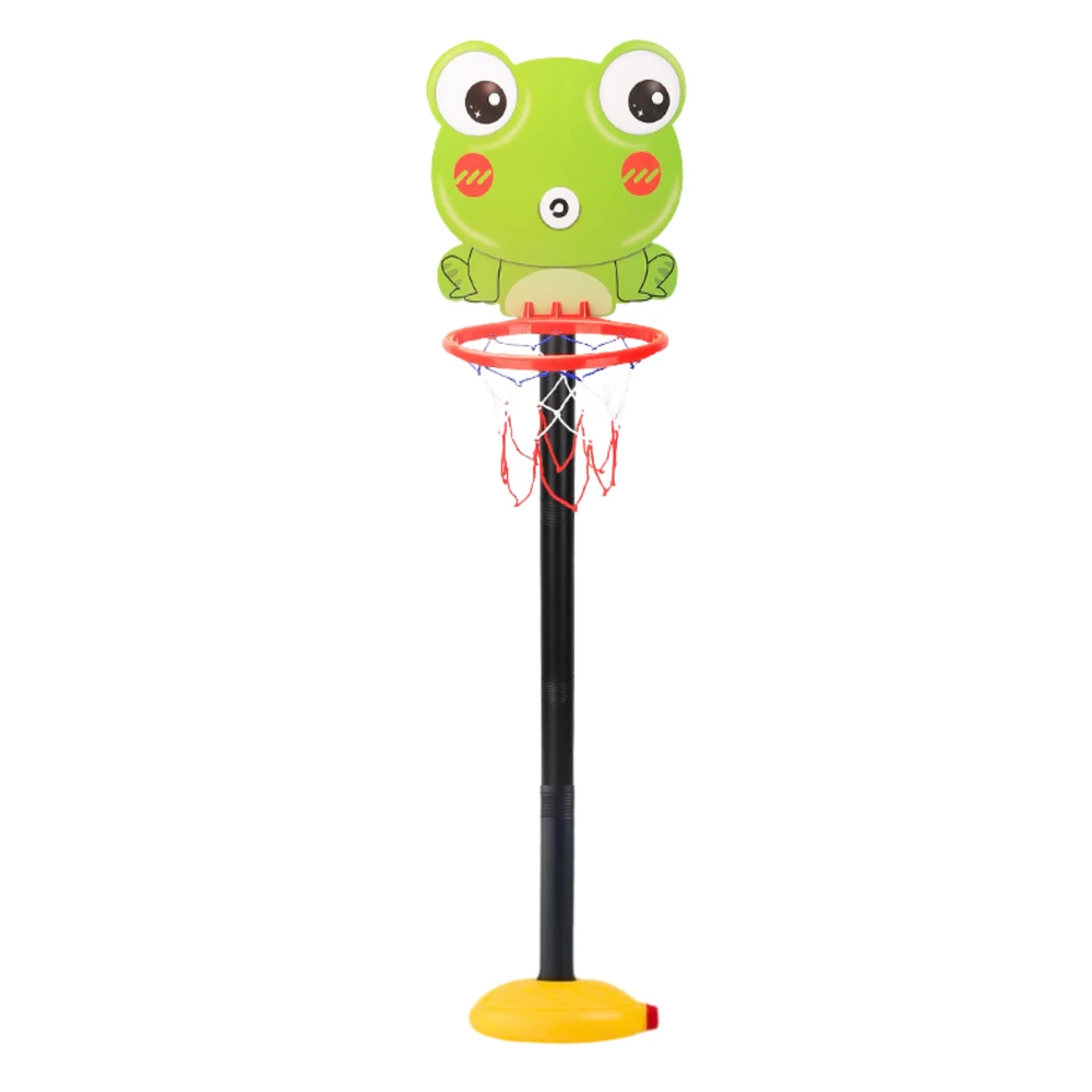 Lean Toys Reguliuojamas krepšinio rinkinys vaikams su varle, 110 cm
