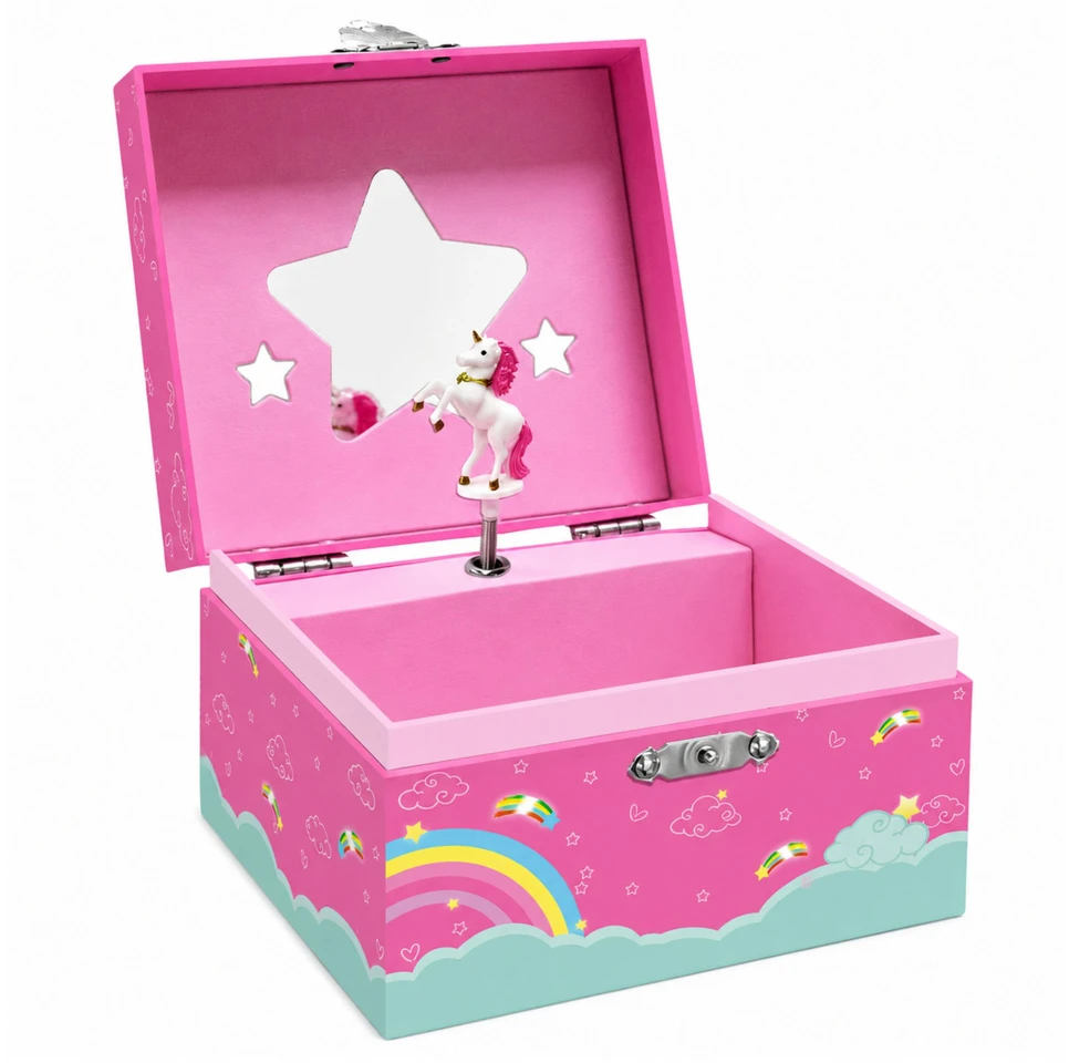 Lean Toys Muzikinė dėžutė rožinė
