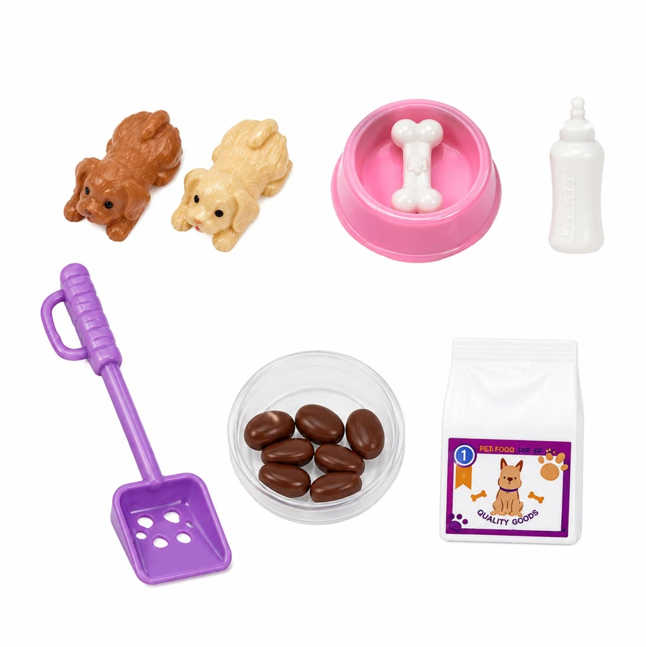 Lean Toys Lėlių rinkinys 30 cm 3 vnt.
