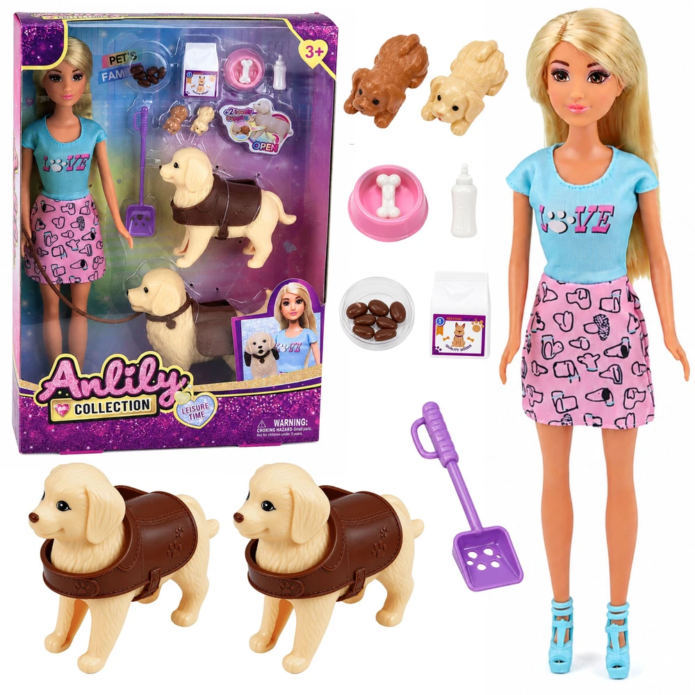 Lean Toys Lėlių rinkinys 30 cm 3 vnt.