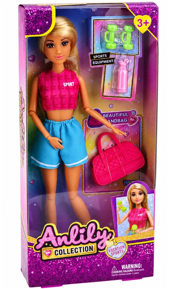 Lalka Lėlė 30 cm 5 vnt.