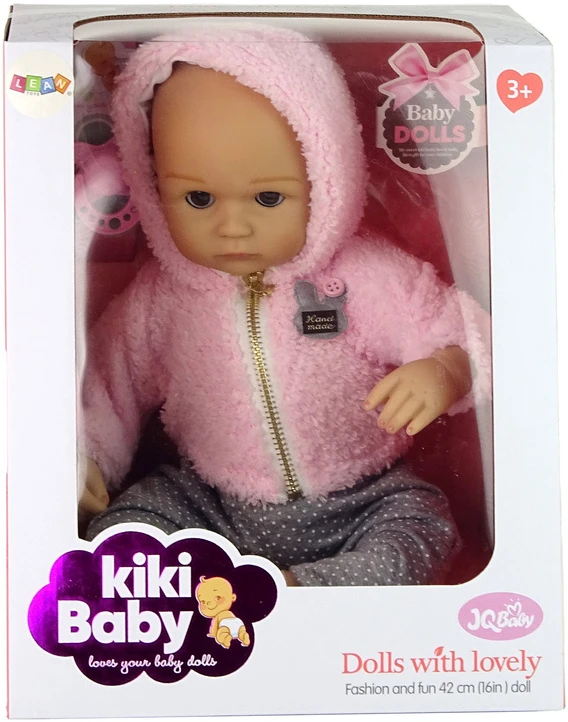 Lean Toys Lėlė LeanToys mergaitėms, rožinė