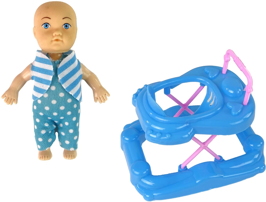 Besilaukianti lėlė su priedais Lean Toys