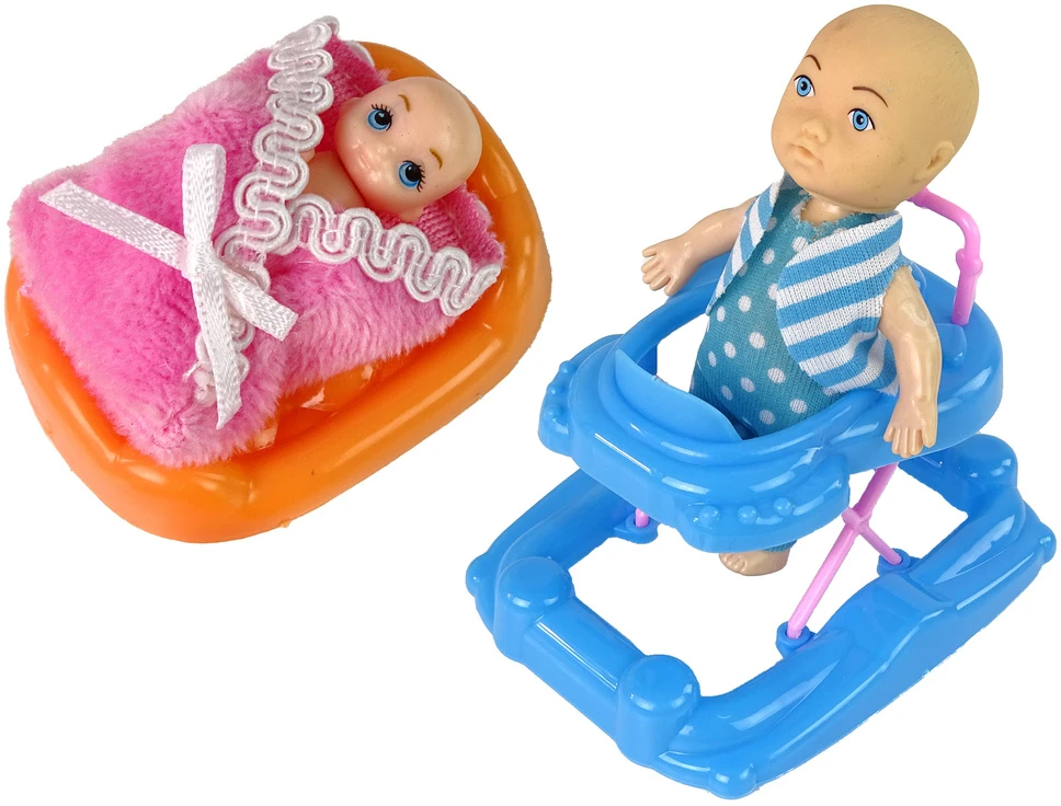 Besilaukianti lėlė su priedais Lean Toys
