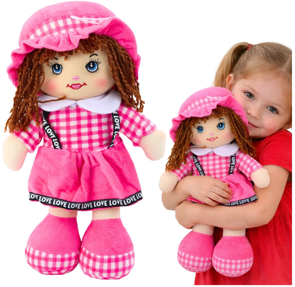 Lean Toys Rožinė lėlytė 35 cm