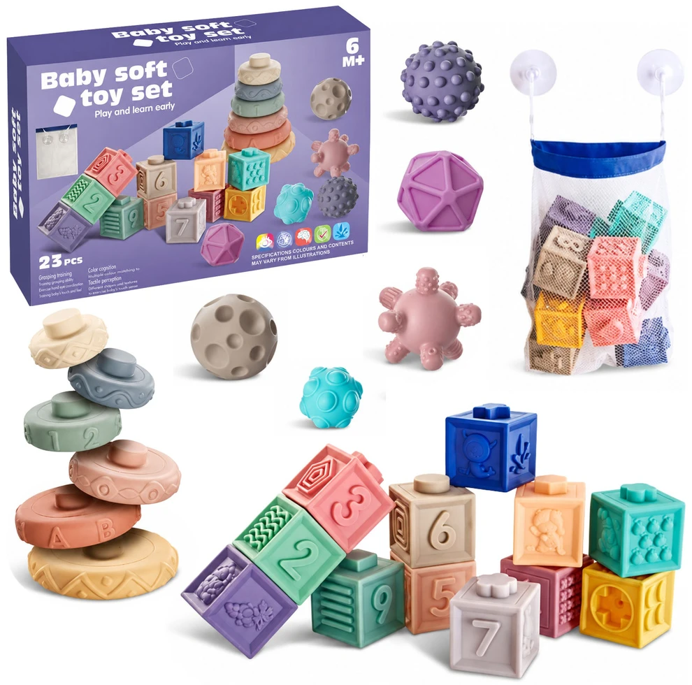 Lean Toys Edukacinės kaladėlės 27 vnt.