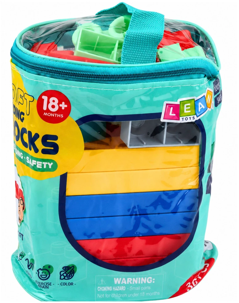 Lean Toys Sensorinės kaladėlės 30 vnt.