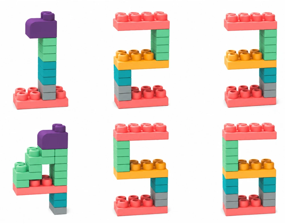 Lean Toys Sensorinės kaladėlės 30 vnt.