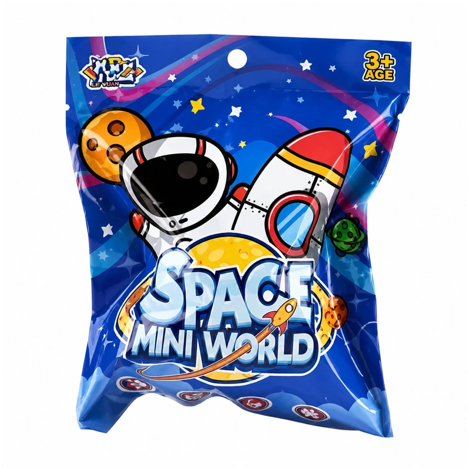 Lean Toys Mini Baza Figurki Kosmonauta Rinkinys Kosminis Planety Space Mini World
