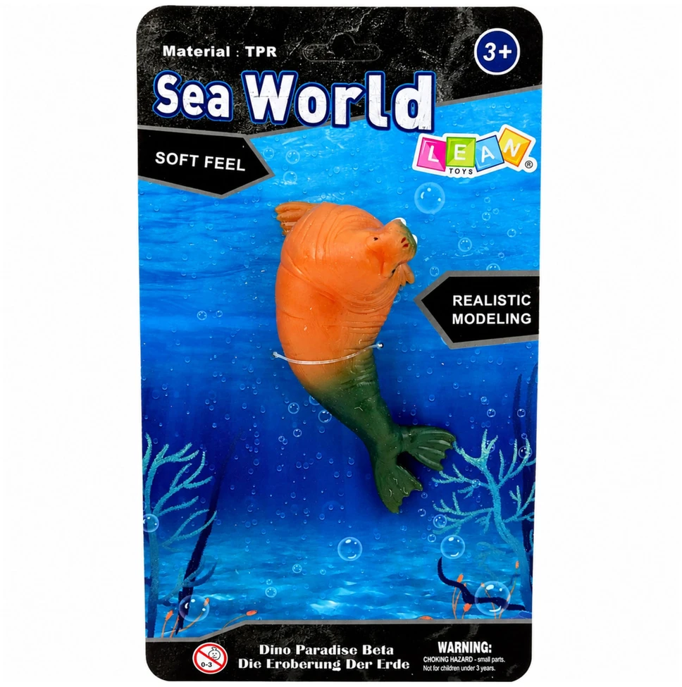 Lean Toys Guminė moržo figūra 13 cm