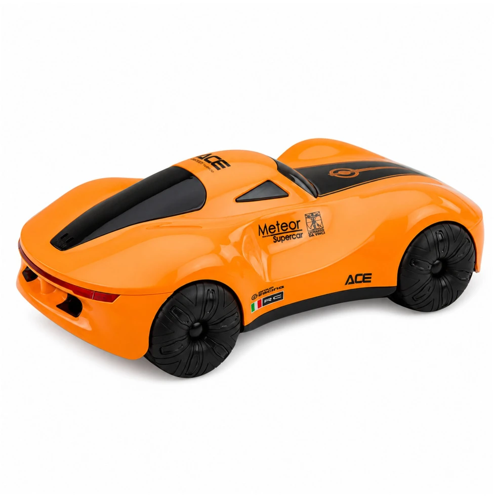 Lean Toys Nuotoliniu būdu valdomas automobilis su gestų valdymu ir garų efektu, oranžinis, 24,2 × 13 × 8 cm