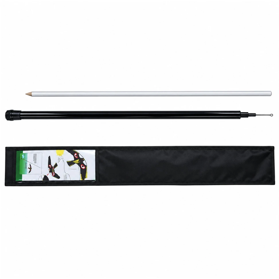 Lean Toys Paukščių atbaidymo aitvaras, plėšriojo paukščio imitacija, 120 × 67 cm