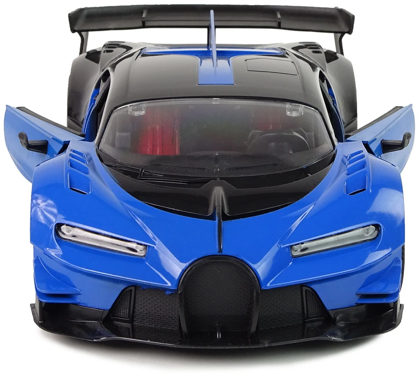 Lean Toys Radijo bangomis valdomas automobilis Bugatti mėlynas