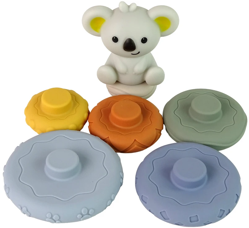 Piramida Koalos piramidė kūdikiams Lean Toys