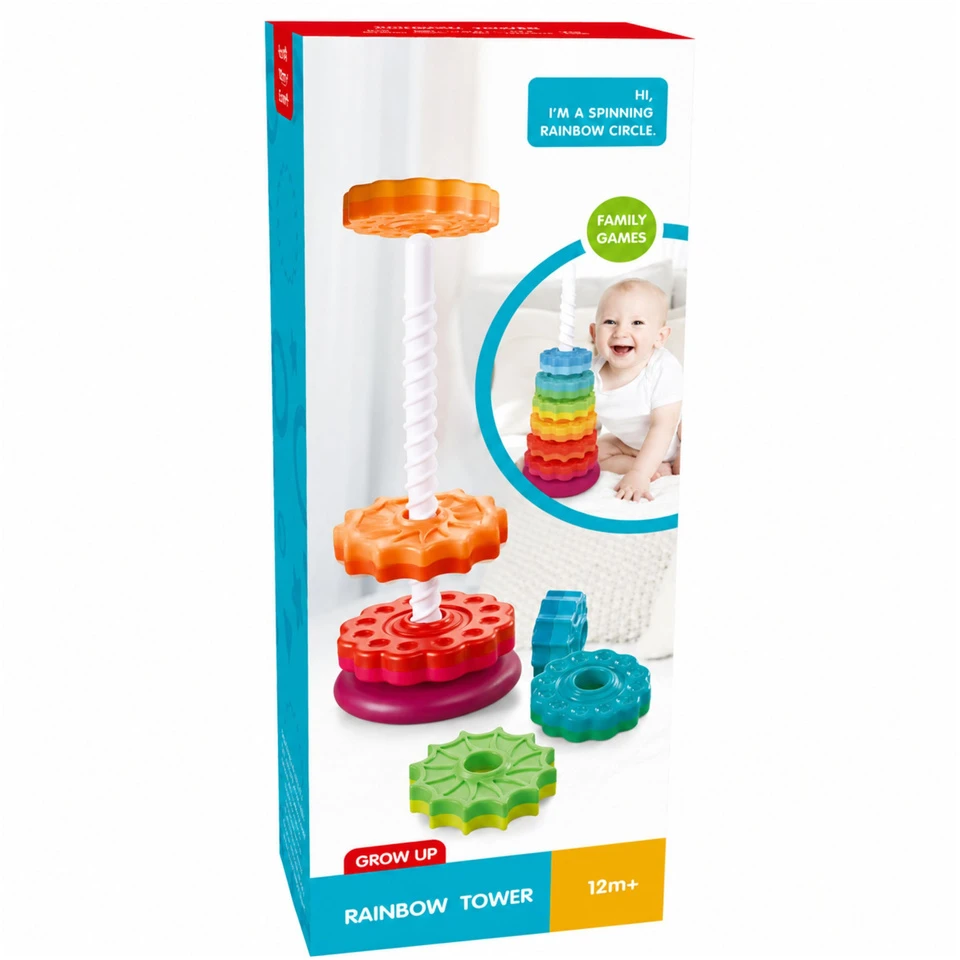 Dėlionė Lean Toys Piramidė 36 cm 6 vnt.