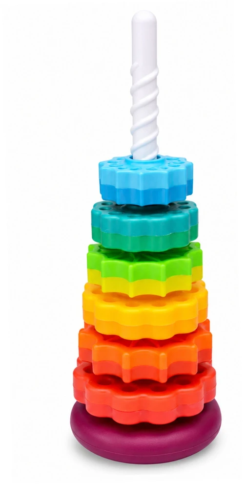 Dėlionė Lean Toys Piramidė 36 cm 6 vnt.