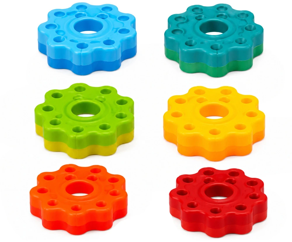 Dėlionė Lean Toys Piramidė 36 cm 6 vnt.