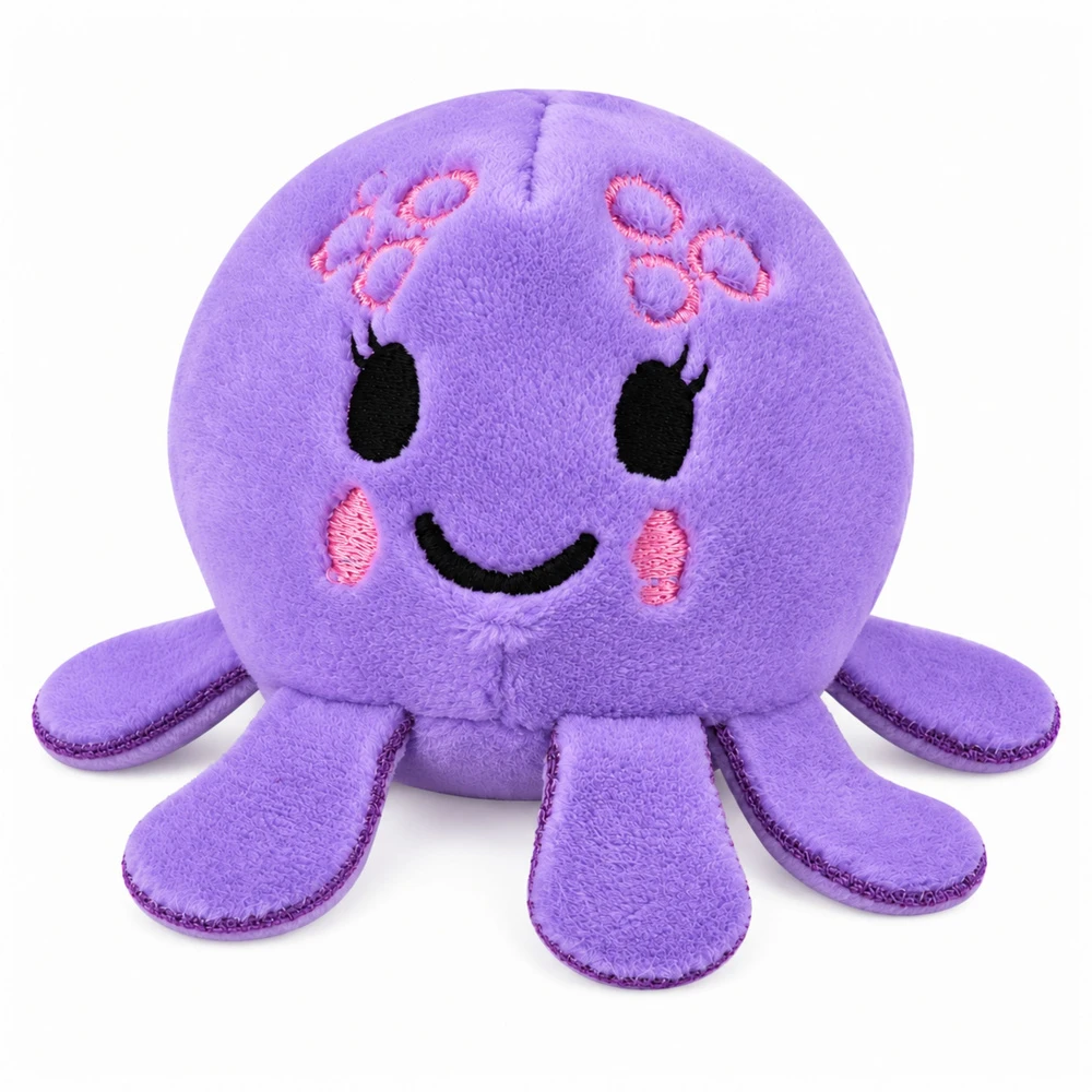 Lean Toys Sensorinis pliušinis žaislas su vandens rutuliukais, jūrų gyvūnai, 6 × 6 cm