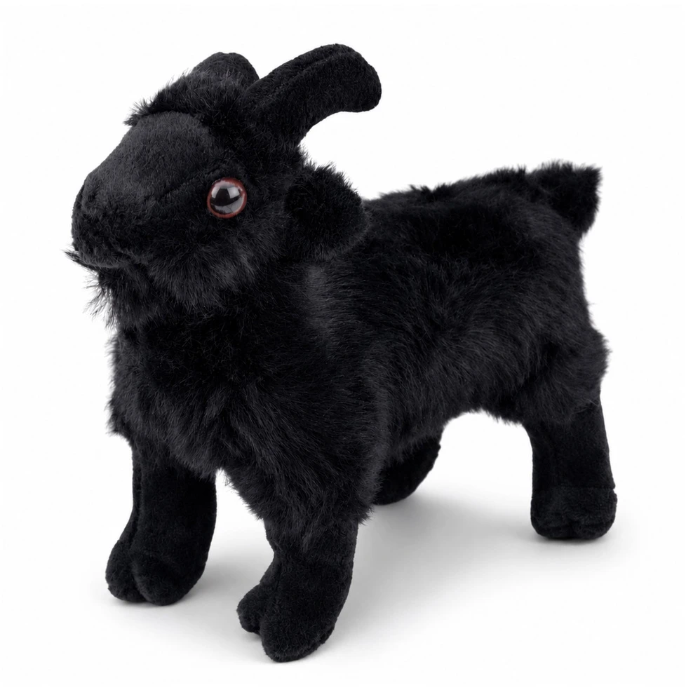 Lean Toys Pliušinė ožka 16 cm