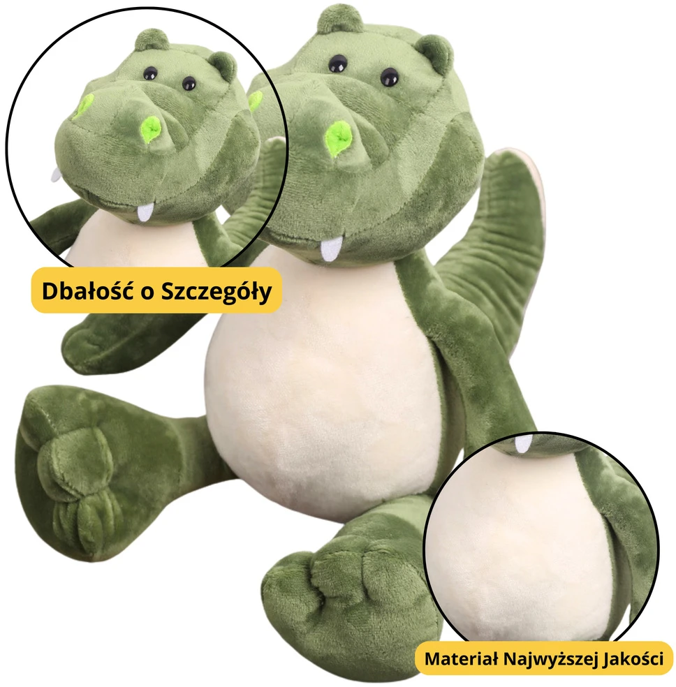 Lean Toys Pliušinis krokodilas 25 cm