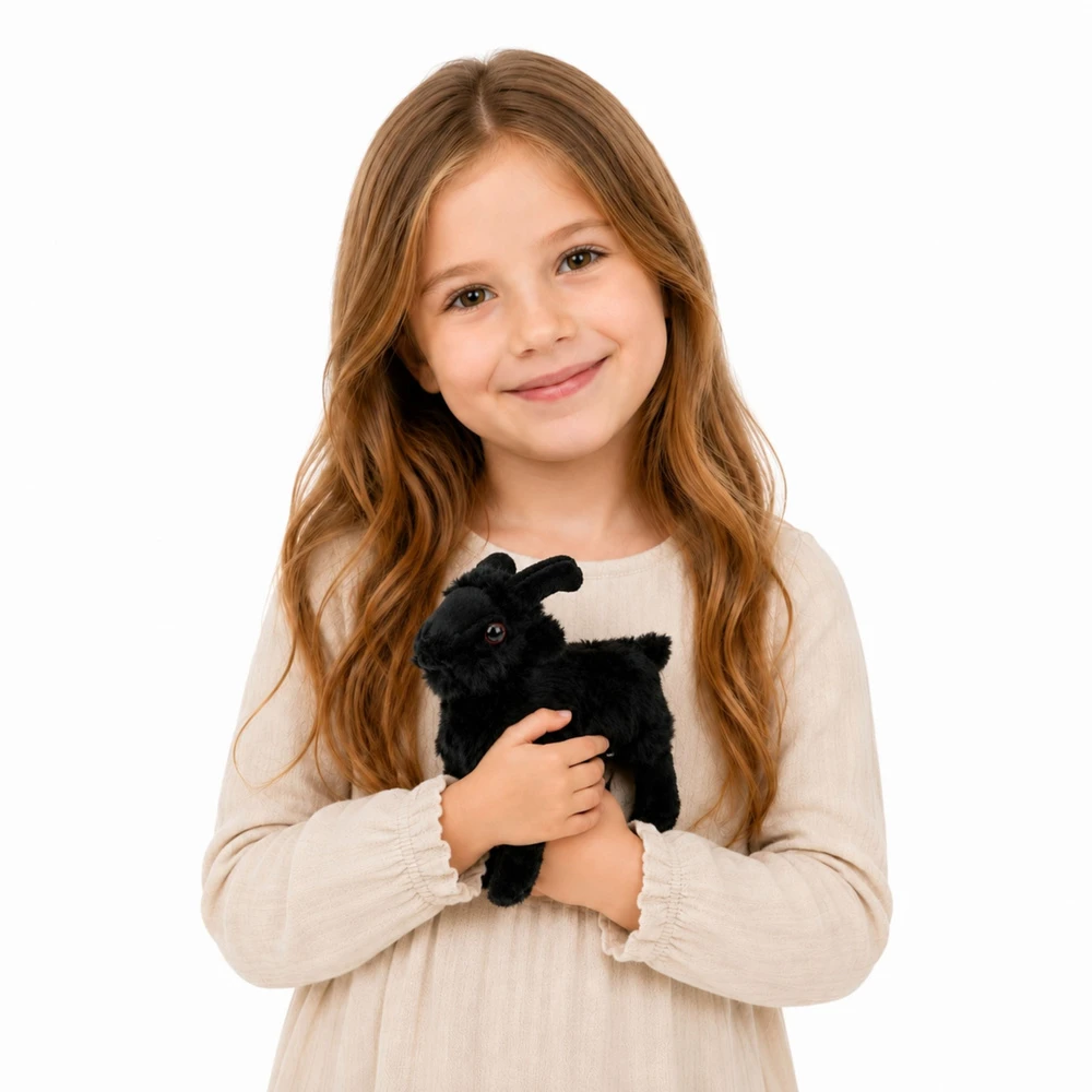 Lean Toys Pliušinė ožka 16 cm