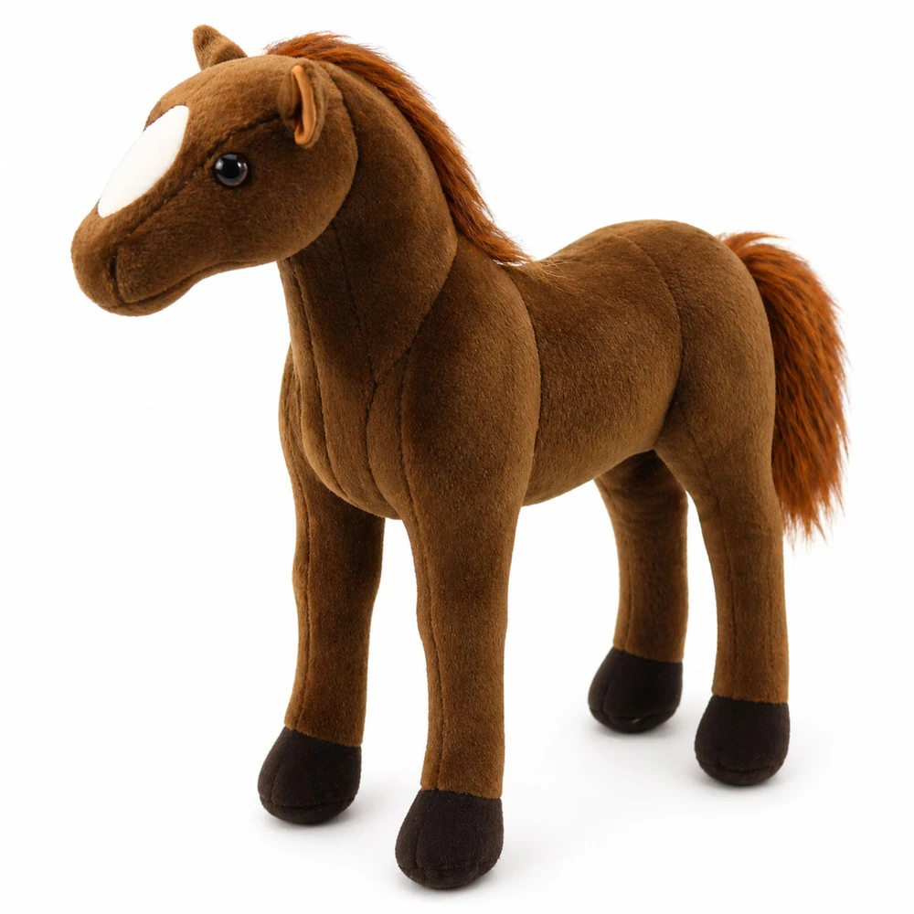 Lean Toys Pliušinis arklys 40 cm x 37 cm