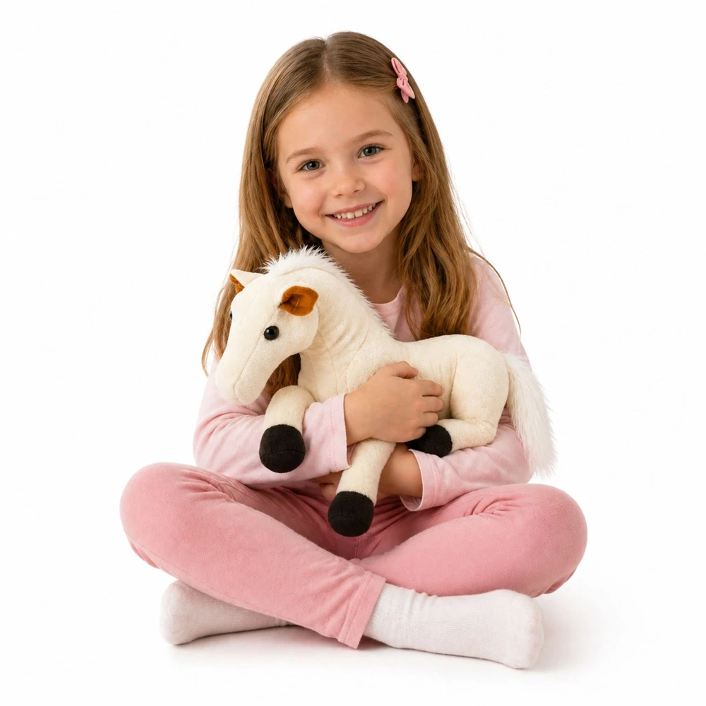 Lean Toys Pliušinis arklys 40 cm × 37 cm