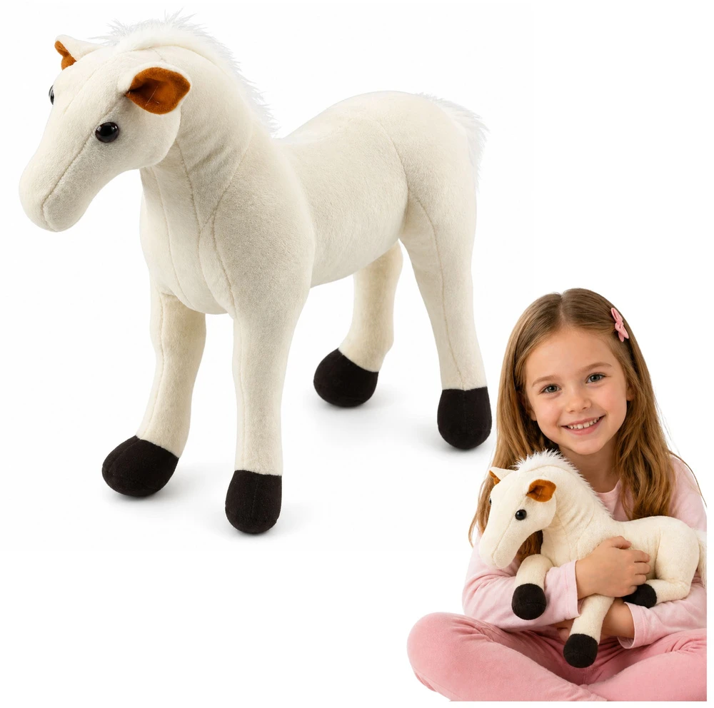 Lean Toys Pliušinis arklys 40 cm × 37 cm