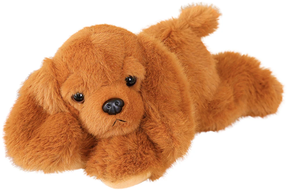 Lean Toys Pliušinis šuo su svorinėmis letenėlėmis, 30 cm