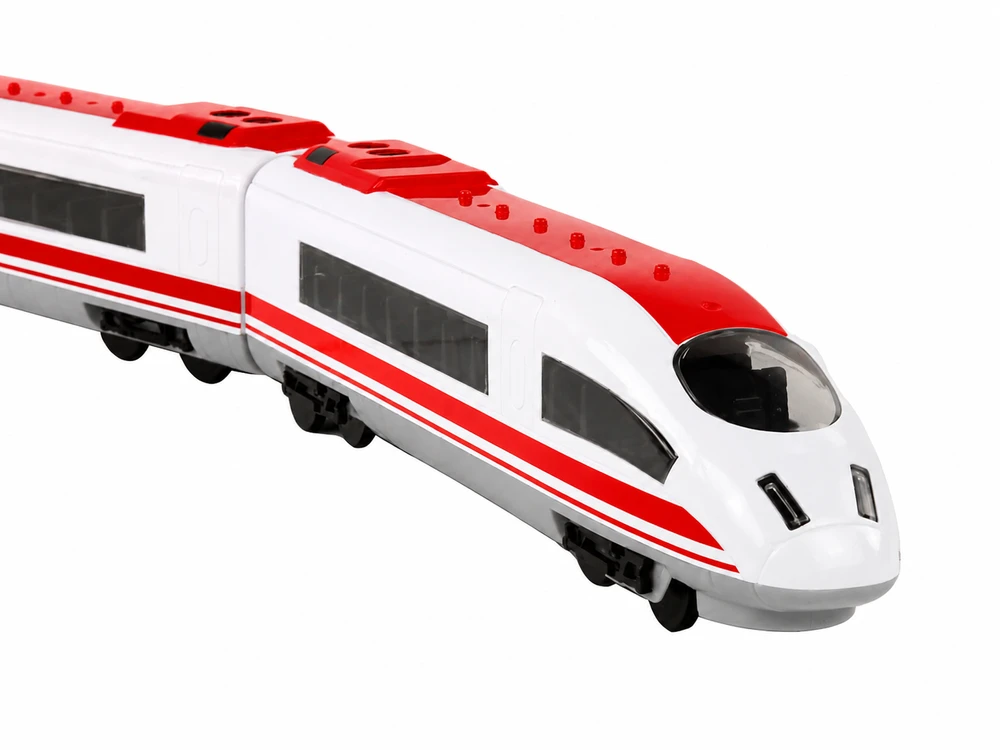 Lean Toys Nuotoliniu būdu valdomas traukinys su apšvietimu, 65 cm
