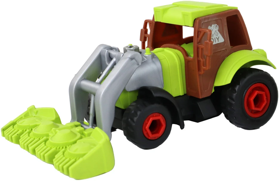 Žaislinė žemės ūkio transporto priemonė Lean Toys, žalia, 1 vnt