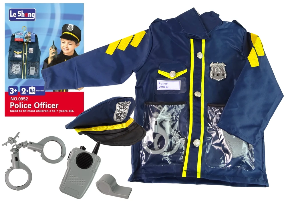 Strój/ Vaikiškas policininko kostiumas 3-7 metų vaikams