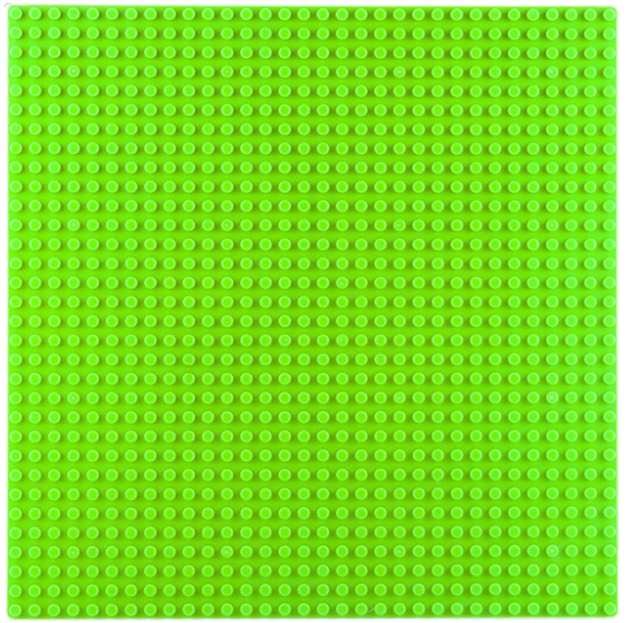 Lean Toys Žalias konstravimo pagrindas 25.5x25.5 cm