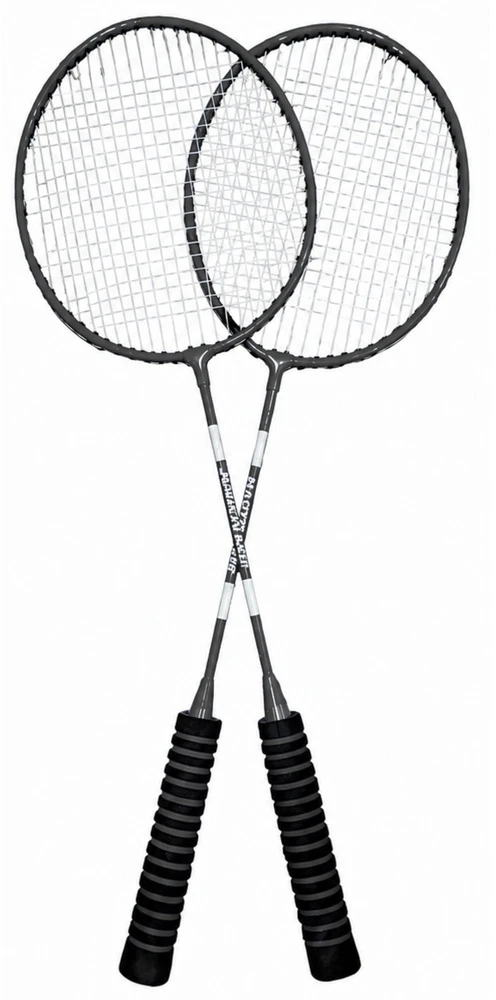 Lean Toys Badmintono rinkinys juodas 2 vnt.
