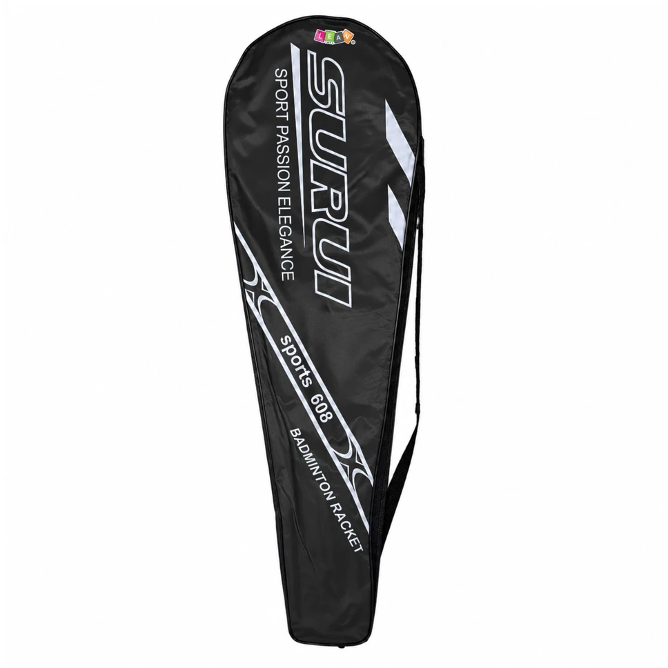 Lean Toys Badmintono rinkinys juodas 2 vnt.