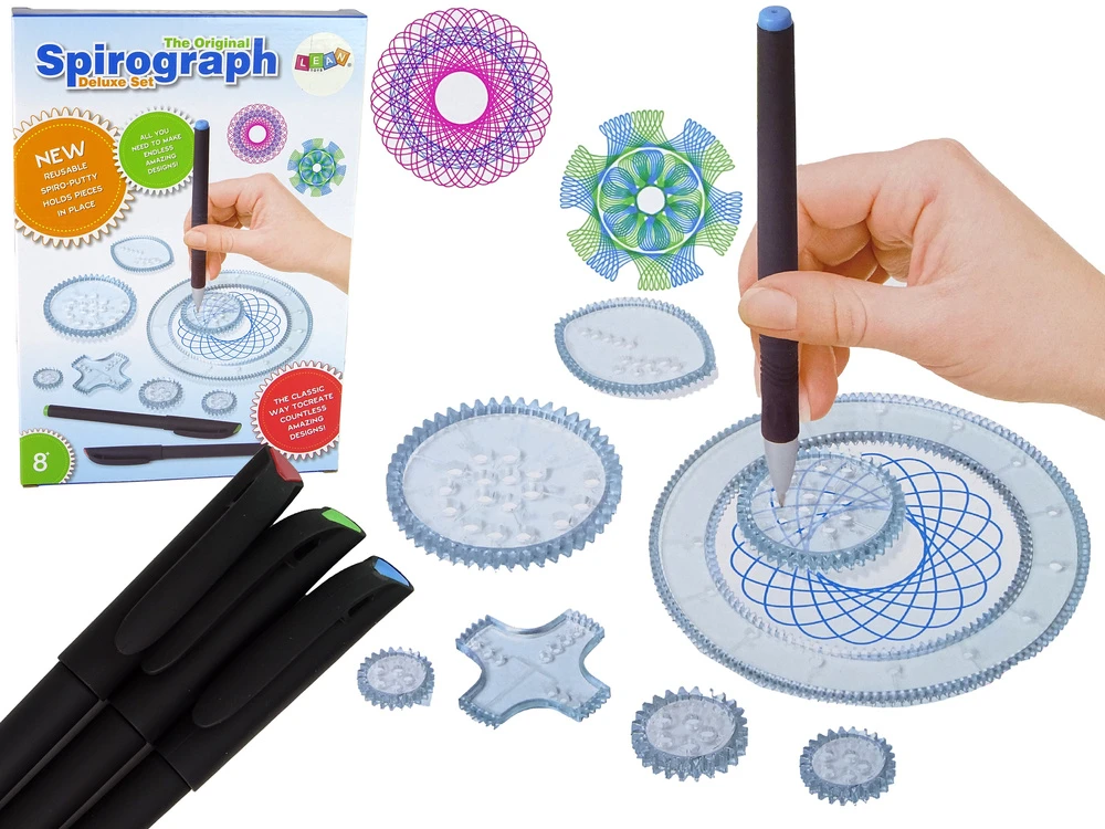 Lean Cars Edukacinis spirografo rinkinys Lean Toys